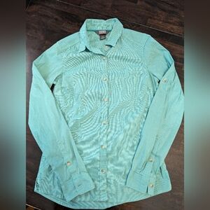 Outdoor Research Women's Rumi Button Down Shirt, Size Small, Teal